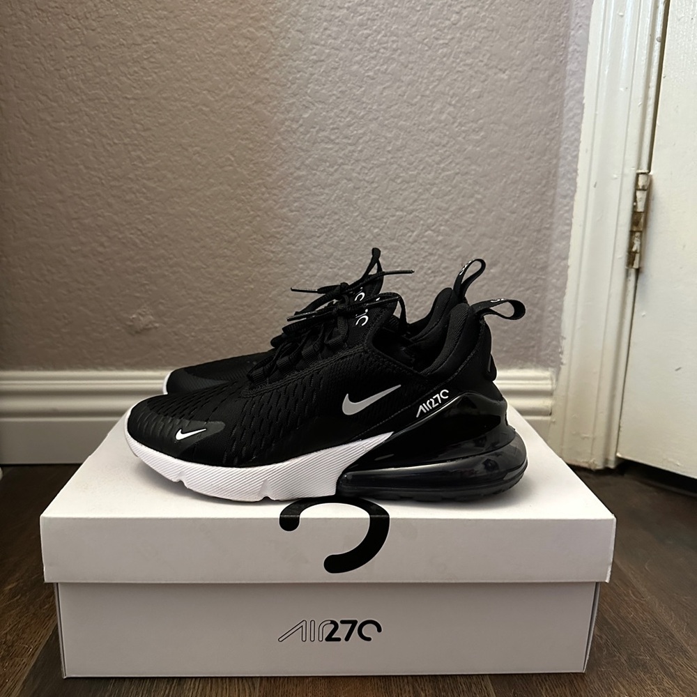 Nike Air Max 270 Black and White Sneakers